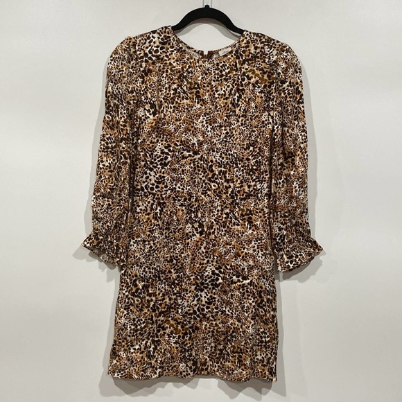 Wilfred Baroque Dress Leopard Size 2 - Picture 5 of 12